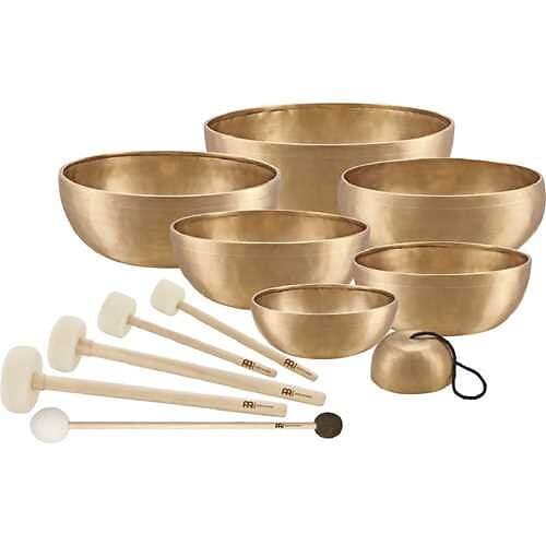 MEINL B-SET-CHA Chakra Singing Bowl Set