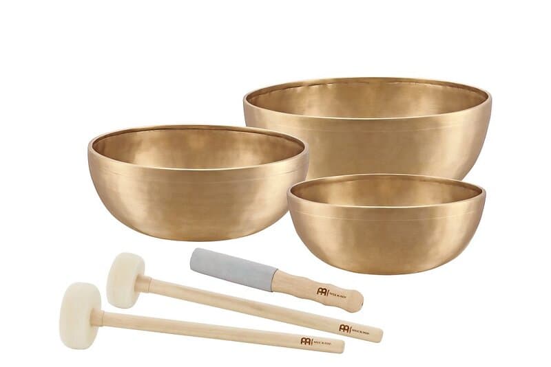 MEINL SOLCSBSET Solfeggio Crystal Singing Bowl Set