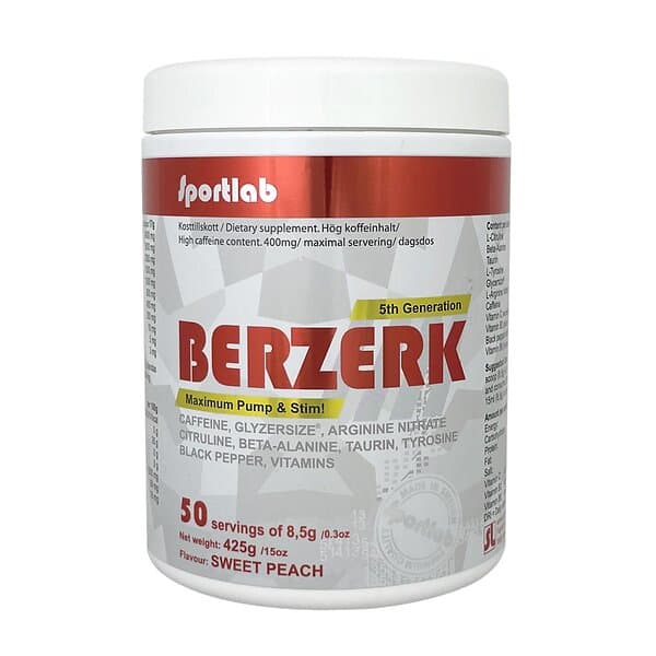 Sportlab Berzerk 5:th Generation 425g Sweet Peach