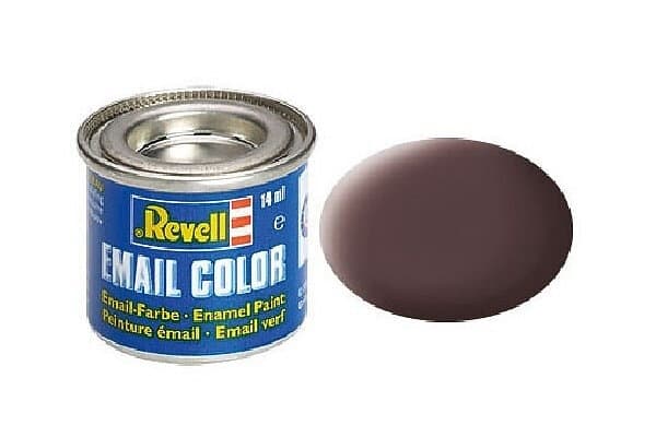 Revell leather brown mat, 14ml