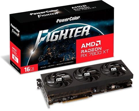 PowerColor Radeon RX 7800 XT Fighter HDMI 3xDP 16GB