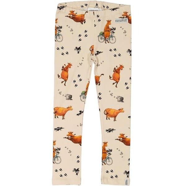 Geggamoja Leggings Mamma Mu och Kråkan Beige 122/128