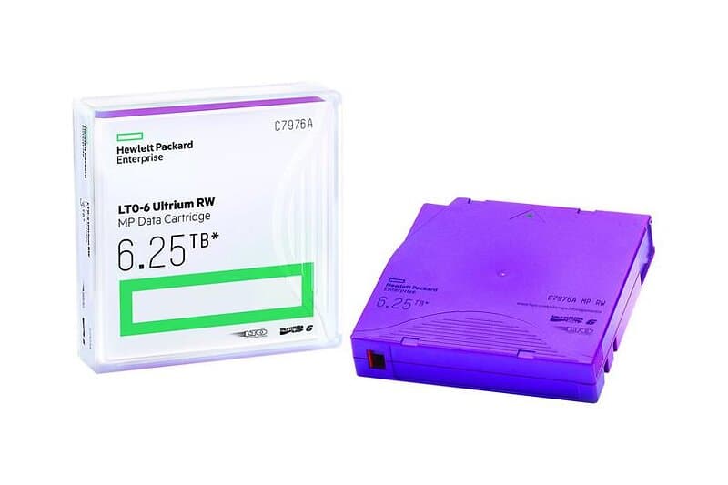 TB HPE RW Data Cartridge LTO Ultrium 6 x 20 2,5 lagringsmedier