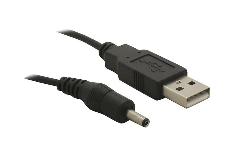 DeLock USB-/strömkabel DC-jack 3,5 x 1,35 mm till USB 1,5 m