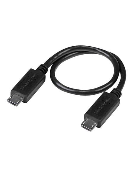 StarTech .com 8in Micro USB to Micro USB Cable Male to Male Micro USB OTG Cable for Your Mobile Device (UUUSBOTG8IN) USB-kabel mikro-USB typ