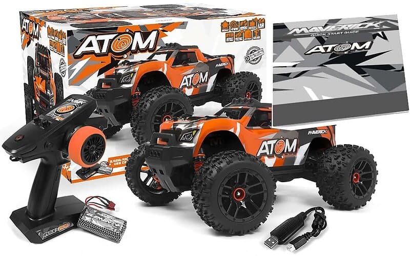 Maverick Atom 1:18 4WD Truck Orange Komplett