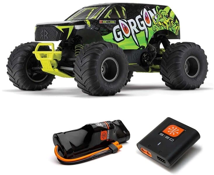 Arrma Gorgon Boost Mega 2WD Gul Komplett