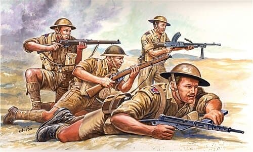 Italeri 1:72 WWII British 8th Army