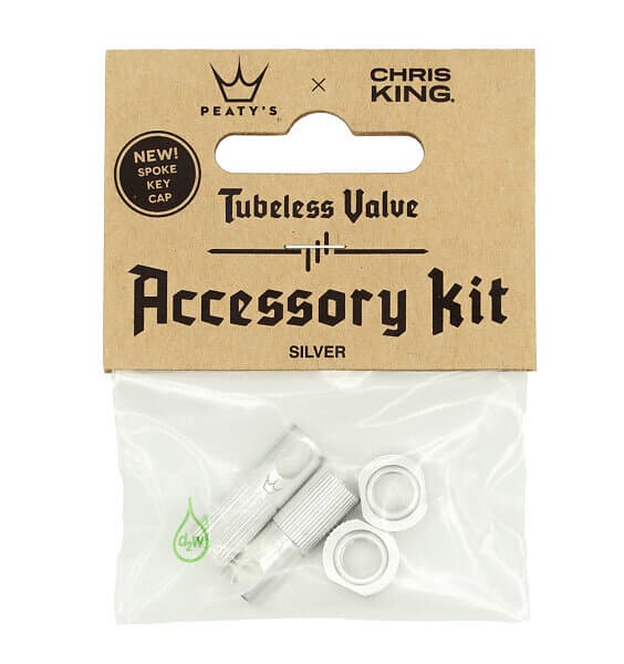 Silver Peatys x ChrisKing Tubeless Ventil Kit