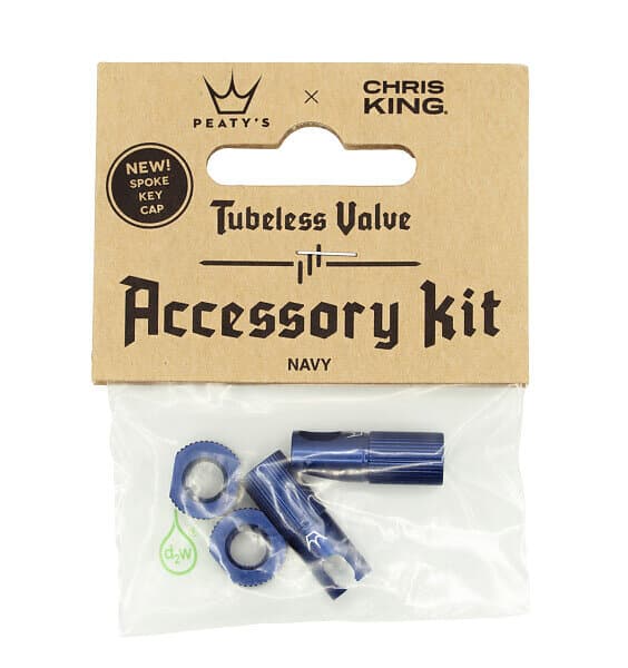 Kit Peatys x ChrisKing Tubeless Ventil Navy