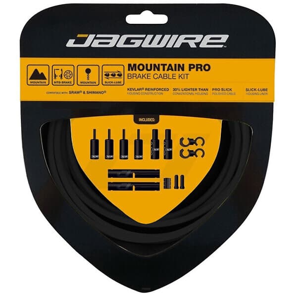 Jagwire Pro Bromskabel Set MTB, Svart
