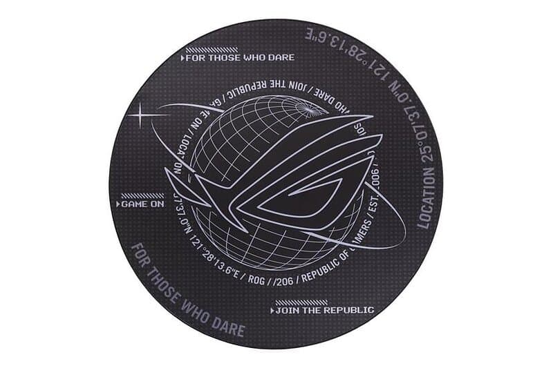 Asus ROG Cosmic Mat 117 cm diameter golvmatta för gaming/kontorsstol