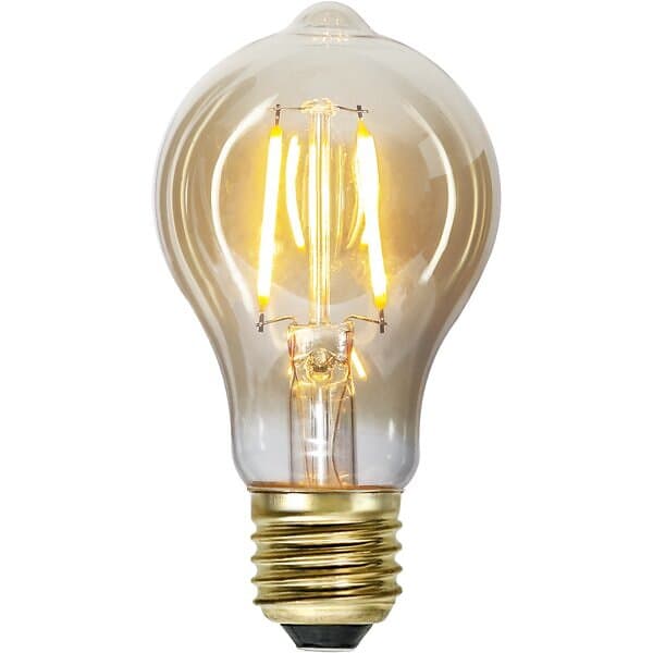 Normallampa LED E27 plain amber