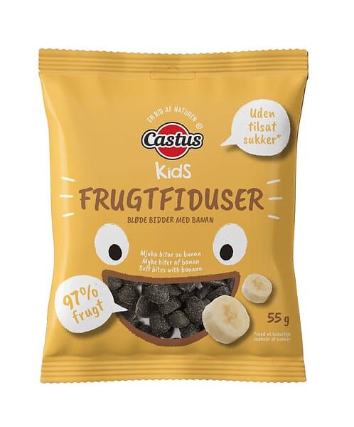 Castus Fruktfiduser Banan 55g