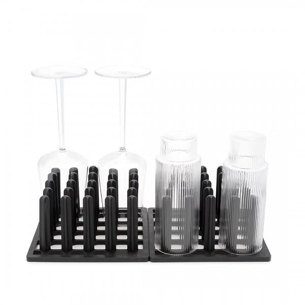 Tipple Glasställ Svart 2-pack