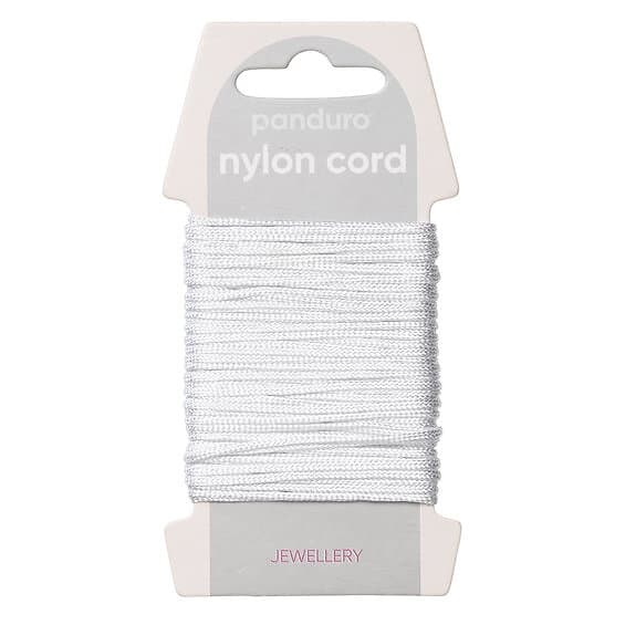 Panduro Hobby Nylontråd 2 mm vit