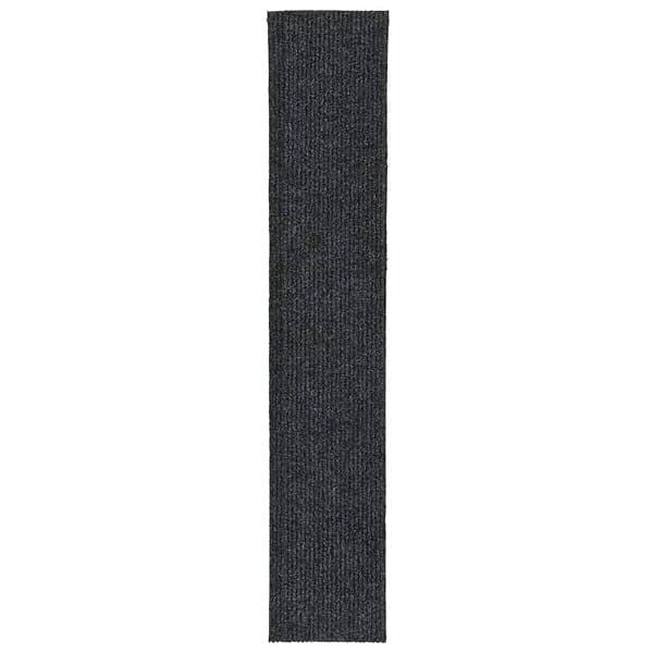 vidaXL Gångmatta 100x500 cm antracit 327173