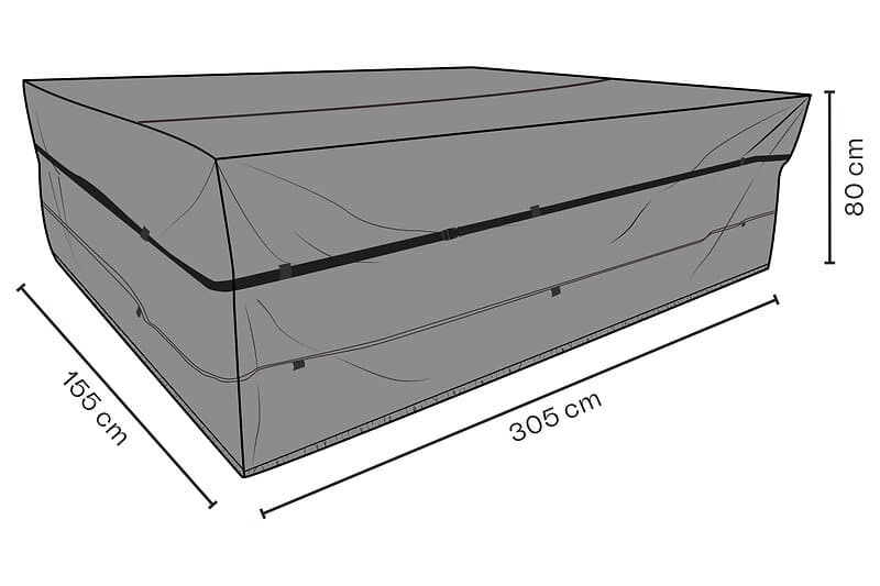 Brafab Möbelskydd (Vattentätt) Till matgrupp 305 x 155 x 80 cm
