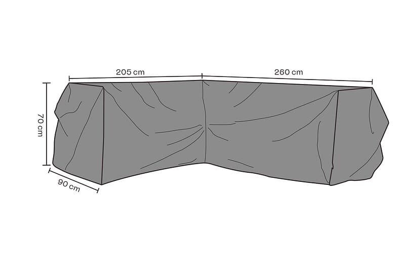 Brafab Möbelskydd (Andas) Till hörnsoffa 260-205 x 90 x 70 cm
