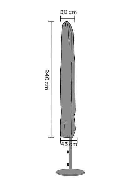 Brafab Möbelskydd (Vattentätt) Till parasoll 240 x 30-45 cm