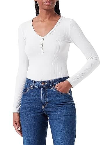 Lee Dam Ls Henley-skjorta