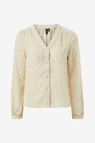 Vero Moda Blus vmAlma L/S V-neck Top
