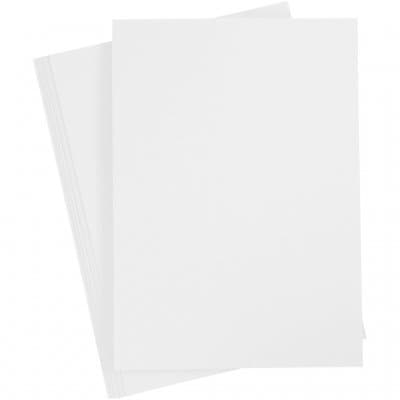 Creativ Strukturpapper A4 10-Pack Vit 220g