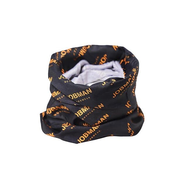 Jobman Bandana Svart/Orange One size 9693 65969384-9930-0