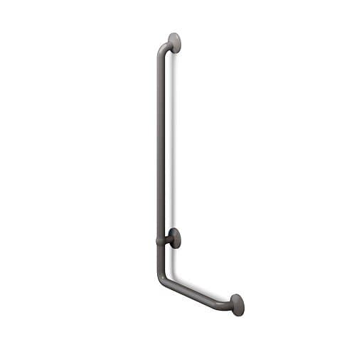 Pressalit Care Plus stödhandtag, Ø 33 mm, 90°, 40x90 cm, vänter, grå
