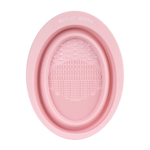 Brushworks Silicone Makeup Brush Cleaning Bowl