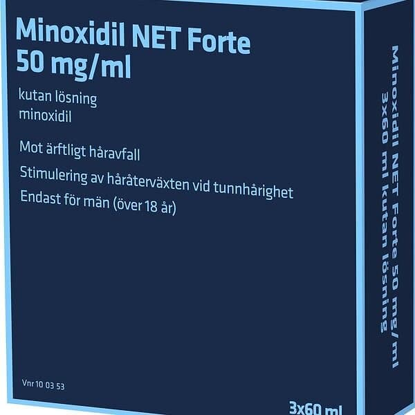 Minoxidil NET Forte 50mg/ml 3x60ml