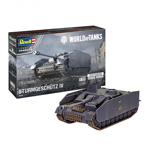 Revell World of Tanks Sturmgeschütz IV 1:72 101 Bitar