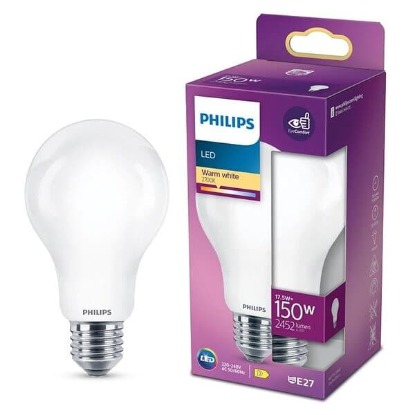 Philips Globlampa LED E27 2452 lm