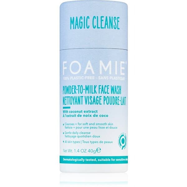 Foamie Powder-To-Milk Face Wash Mjukt puder För perfekt rengöring av huden 40g