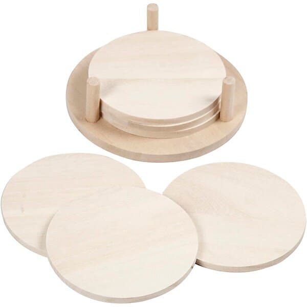 Creativ Company Brickor, Dia. 9,5 cm, tjocklek 5 mm, 6 st./ 1 förp.