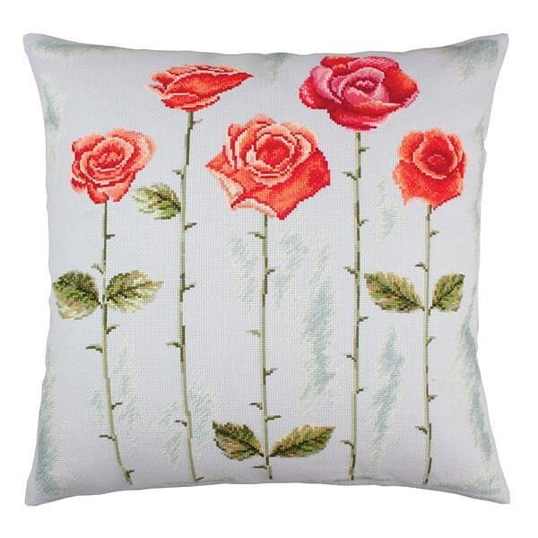 Kuddfodral rosor 40x40 cm RTO