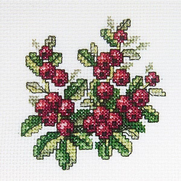 Broderikit lingon 10x10 cm RTO