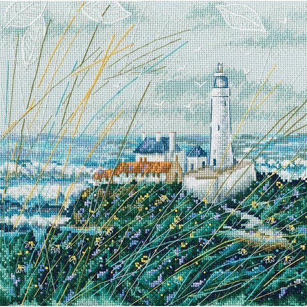 Broderikit stormande hav 25x25 cm RTO