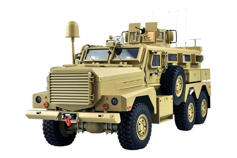 Amewi US-Miltitärfahrzeug MRAP 6x6 1:12 RTR, ljus, ljud &