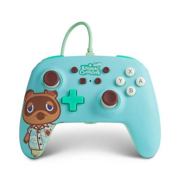 PowerA Nintendo Switch Enhanced Wired Controller (Animal Crossing Tom Nook)