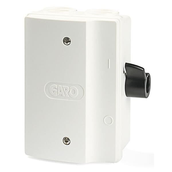 Garo 3155221 Säkerhetsbrytare vit 16 A, utan hjälpkontakt SI, 7,5 kW