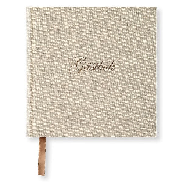Paper Style Gästbok PS Rough linen