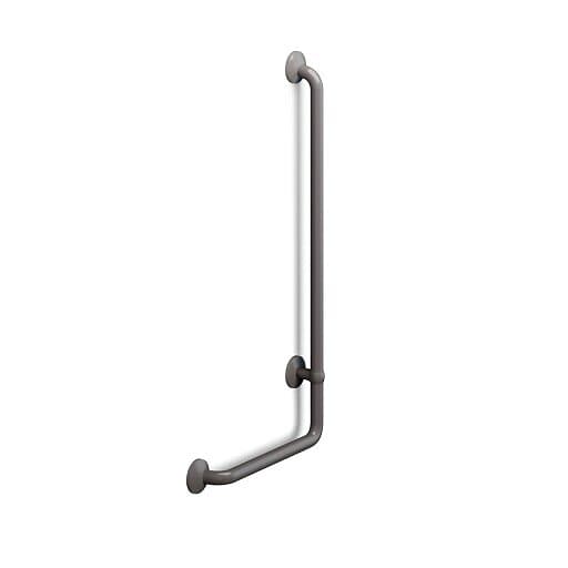 Pressalit Care Plus stödhandtag, Ø 33 mm, 90°, 40x90 cm, höger, grå