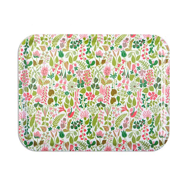 Opto Design Herbarium rosa bricka 27x20 cm