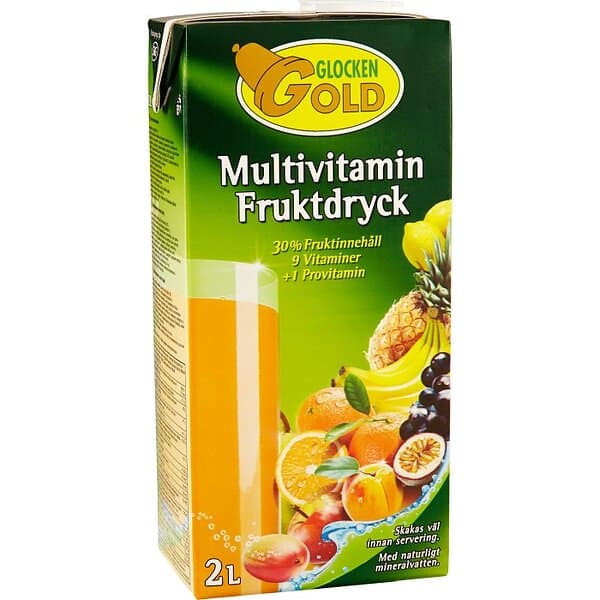 Glockengold Multivitamin Fruktdryck 2L