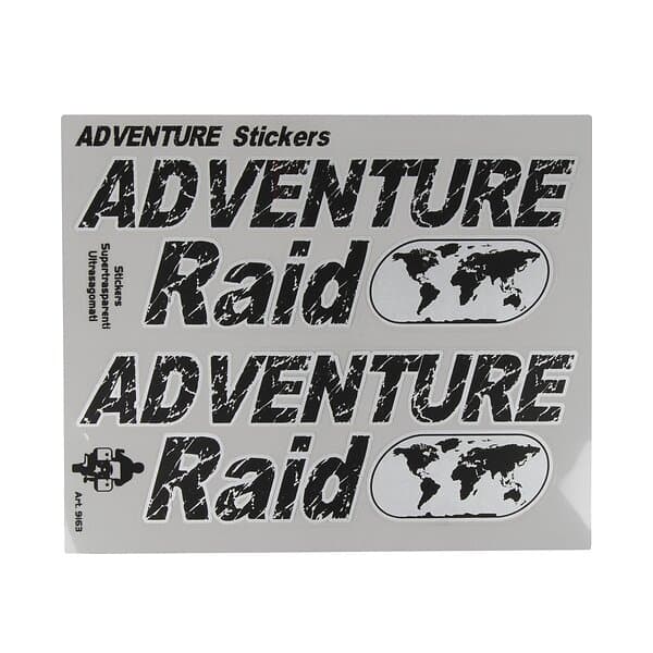 Booster Adventure Raid Sticker Svart