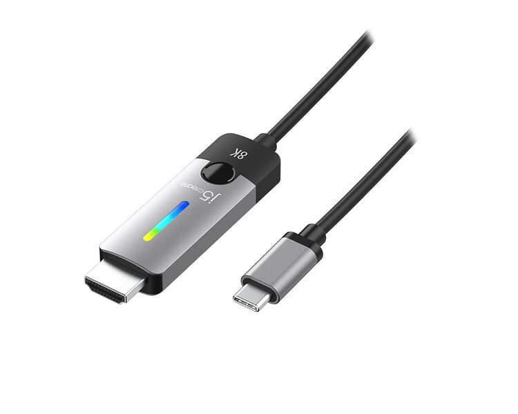 J5Create USB-C till HDMI Kabel 2,1 8K 1,8m