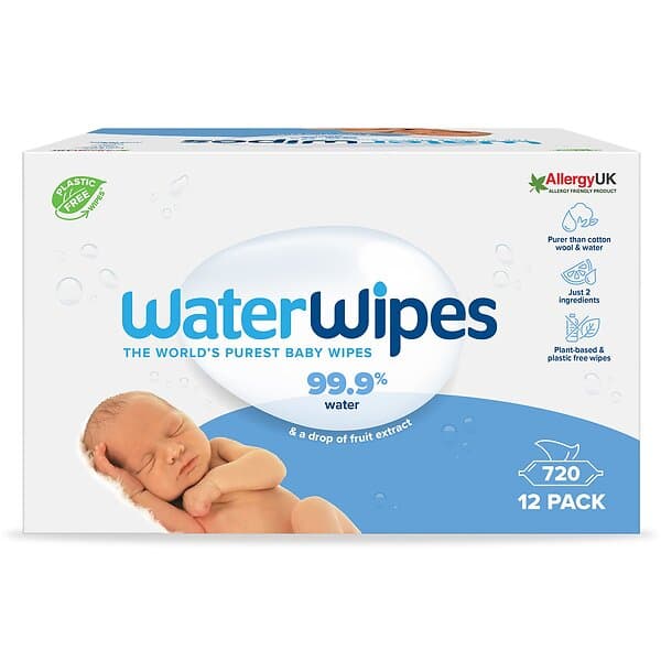 WaterWipes Baby 12x60 st