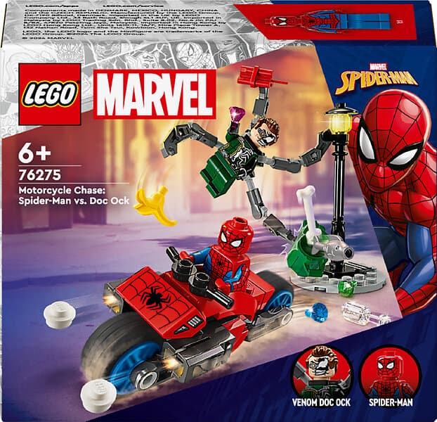 LEGO Marvel Super Heroes 76275 Motorcykeljakt: Spider-Man mot Doc Ock