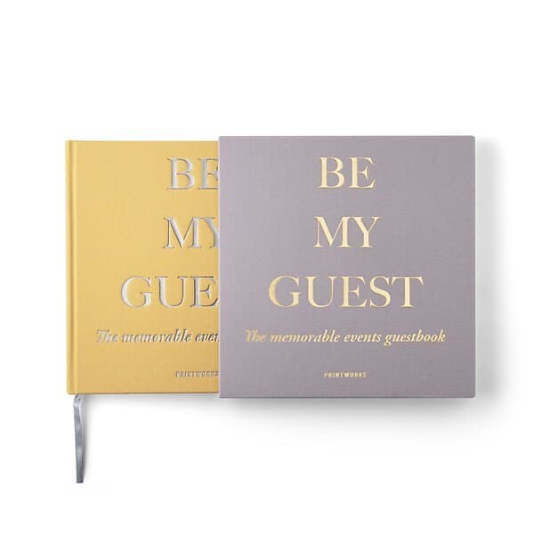 Printworks Gästbok Be My Guest, 100 sidor,
